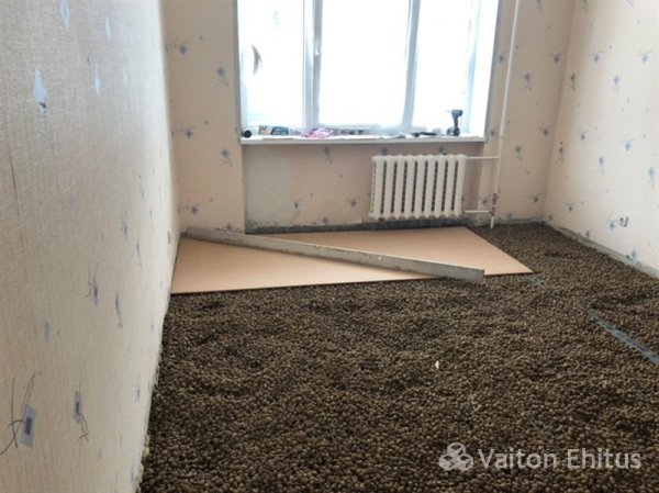 Полы из керамзита и гипсокартона